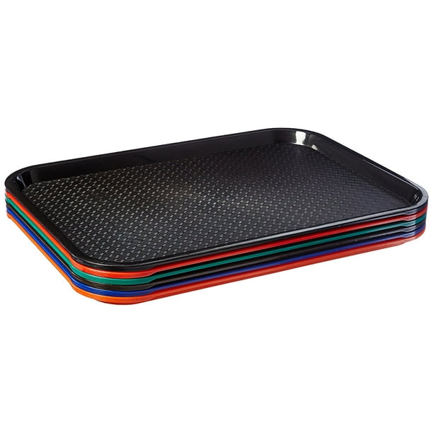 Assorted 6 Colors in Each 12 by 16-Inch New Star 28010 Fast Food Tray Assorted 6 Colors in Each 12 by 16-Inch New Star 28010 Fast Food Tray